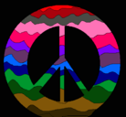 Dibujo Símbolo de la paz pintado por bbbrrr