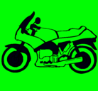 Dibujo Motocicleta pintado por josue
