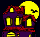 Dibujo Casa del misterio pintado por Sonia*