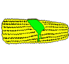 Dibujo Mazorca de maíz pintado por Maximo