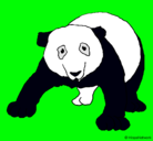 Dibujo Oso panda pintado por laurasofia