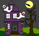 Dibujo Casa fantansma pintado por Blackberrypearl8220R
