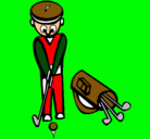Dibujo Jugador de golf II pintado por valeryzumikoblasmalpar