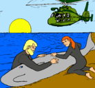 Dibujo Rescate ballena pintado por MYRITAS