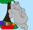 Dibujo Horton pintado por Coralia