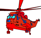 Dibujo Helicóptero al rescate pintado por agustin