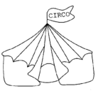 Dibujo Circo pintado por kajak