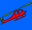 Dibujo Helicóptero de juguete pintado por miguelonchas