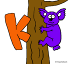 Dibujo Koala pintado por osvar