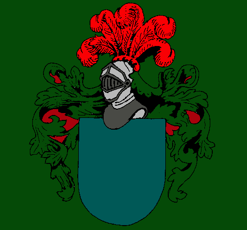 Escudo de armas y casco