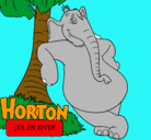 Dibujo Horton pintado por abdiel