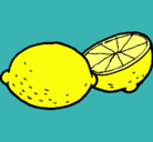 Dibujo limón pintado por milagrossoledadscaglia