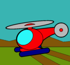 Dibujo Helicóptero pequeño pintado por omarsito