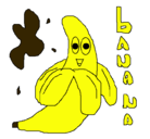 Dibujo Banana pintado por doncellabe