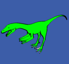 Dibujo Velociraptor II pintado por lautaro