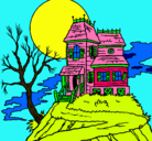 Dibujo Casa encantada pintado por NATALIA