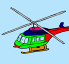 Dibujo Helicóptero  pintado por cis