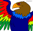 Dibujo Águila Imperial Romana pintado por wynona