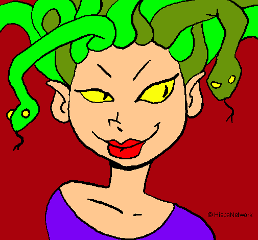 Mujer medusa