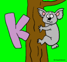 Dibujo Koala pintado por Sasha
