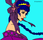 Dibujo Princesa china pintado por HEIDIDAYANA