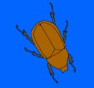 Dibujo Escarabajo pintado por ivsnmorales