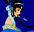Dibujo Princesa china pintado por zaidams