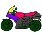 Dibujo Motocicleta pintado por kevin