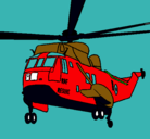 Dibujo Helicóptero al rescate pintado por DanielMuoz