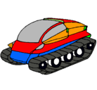 Dibujo Nave tanque pintado por eduardo