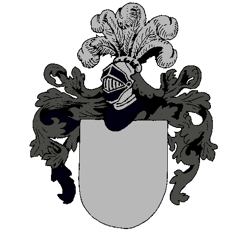 Escudo de armas y casco