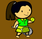 Dibujo Chica tenista pintado por kjghkmtf