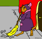 Dibujo La ratita presumida 1 pintado por abraham