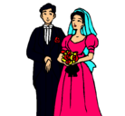 Dibujo Marido y mujer III pintado por stefanny