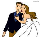 Dibujo Marido y mujer pintado por ceciliaymiguel