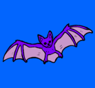 Dibujo Murciélago volando pintado por NATALIA