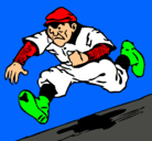 Dibujo Cuadrangular de béisbol pintado por jaime