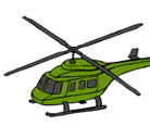 Dibujo Helicóptero  pintado por spark