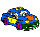 Dibujo Herbie Taxista pintado por franco