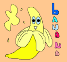 Dibujo Banana pintado por michelle