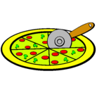 Dibujo Pizza pintado por roberto