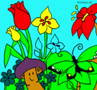 Dibujo Fauna y flora pintado por thiago