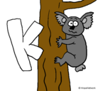 Dibujo Koala pintado por CLAUDIA