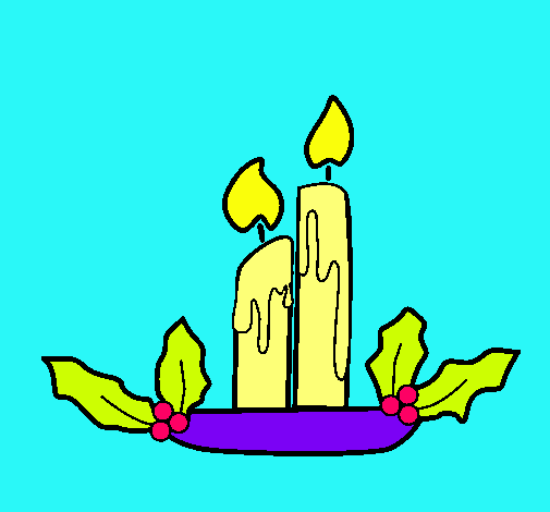 Velas de navidad