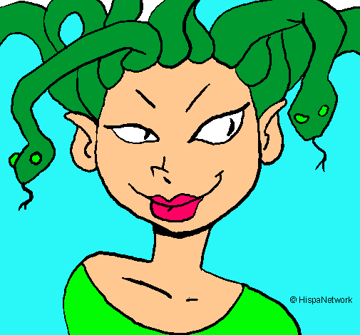 Mujer medusa