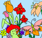 Dibujo Fauna y flora pintado por sandra
