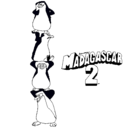 Dibujo Madagascar 2 Pingüinos pintado por uxoa