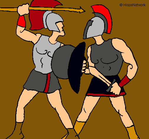 Lucha de gladiadores