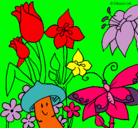 Dibujo Fauna y flora pintado por valeska