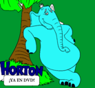 Dibujo Horton pintado por brenda